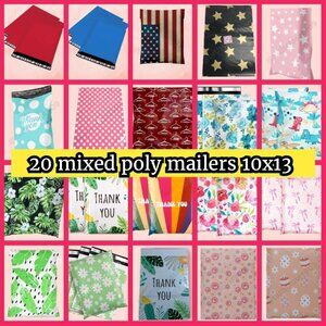 20 assorted mixed polymailers size 10x13